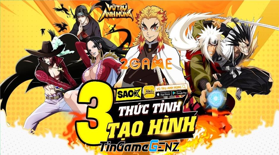 Vũ Trụ Anh Hùng Gzone – Game đa vũ trụ anime mới ra mắt tại Việt Nam trong tháng 8