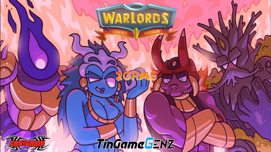 Warlords: Legends of Andoran - Game turn-based với dàn nhân vật đa dạng để xây dựng đội hình mạnh mẽ