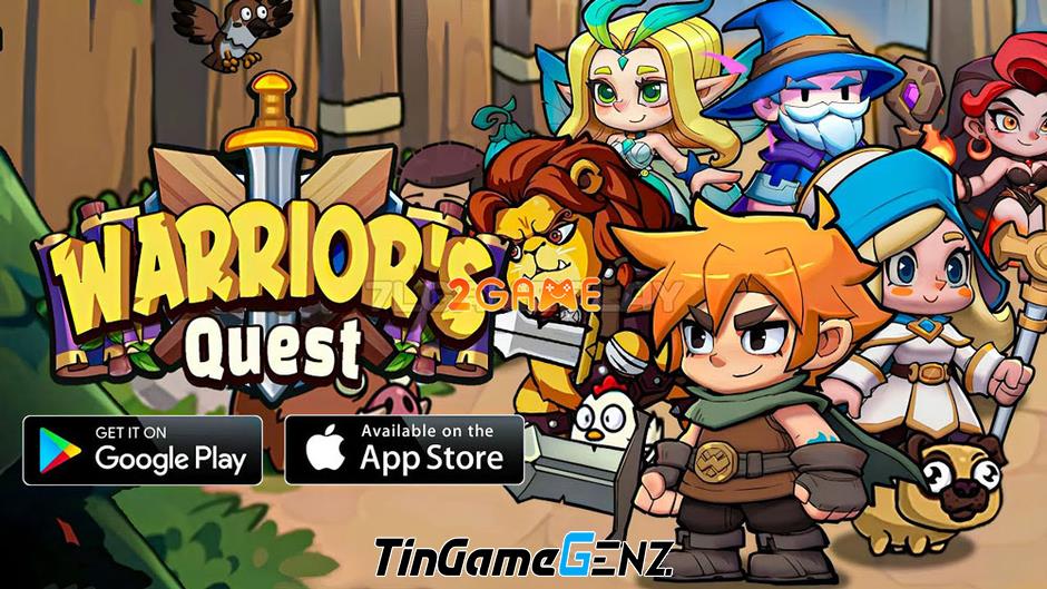 Warrior’s Quest: Game nhập vai màn hình dọc quái vật tiêu diệt, thỏa sức tận hưởng