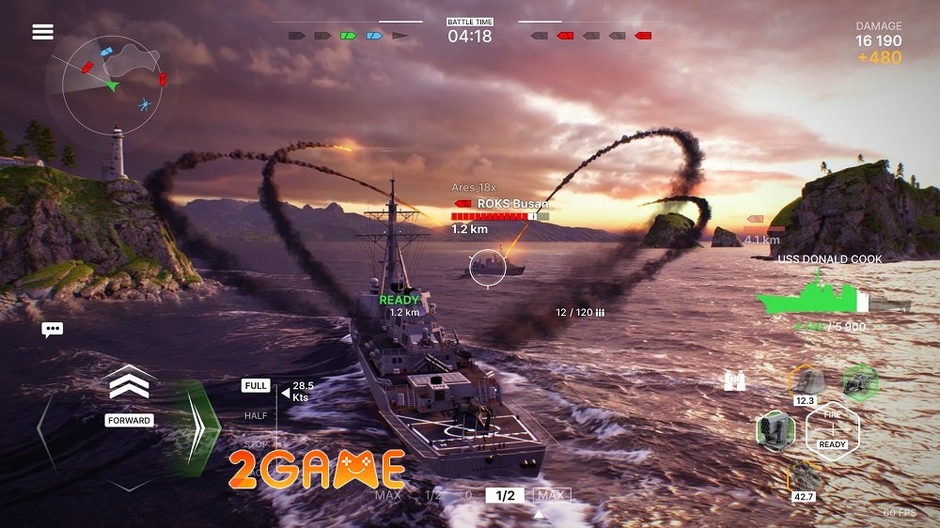 "Warships Mobile 2: Naval War – Game mô phỏng tàu chiến hiện đại chính thức ra mắt toàn cầu"  -> "Warships Mobile 2: Naval War - Game mô phỏng tàu chiến hiện đại ra mắt thế giới"