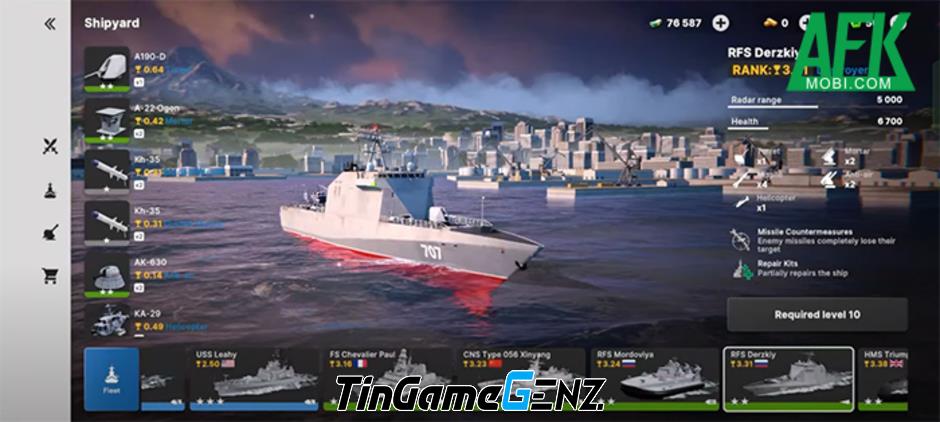 Warships Mobile 2: Trò chơi thủy chiến trực tuyến với đồ họa ấn tượng