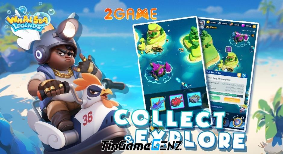 Whalsea Legends - Game chiến lược hấp dẫn với đồ họa đẹp mắt