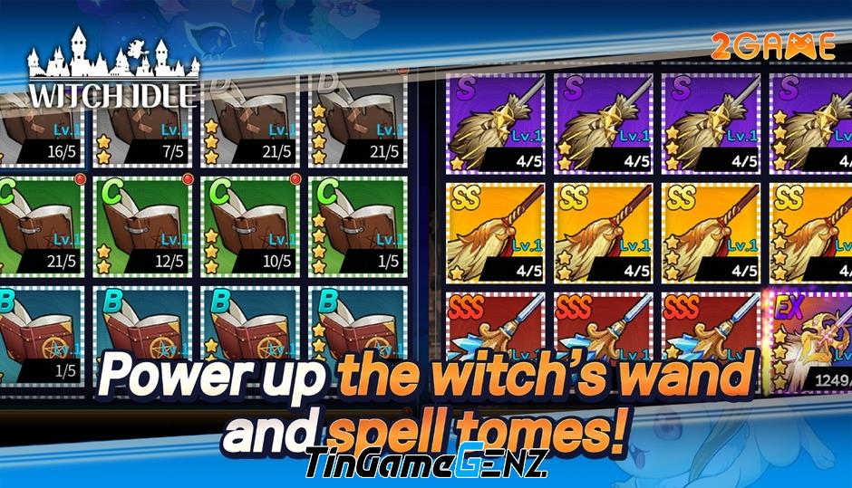 Witch Idle: Thế giới phép thuật rực rỡ