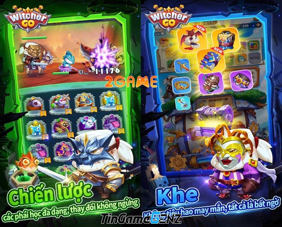 Witcher GO: Coin&Idle RPG - Game giống Coin Master với lối chơi mới