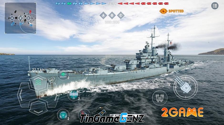 World of Warships: Legends - Game hành động điều khiển tàu chiến trên mobile