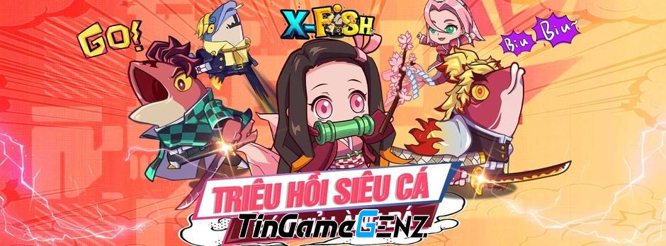 X Fish - Triệu Hồi Siêu Cá: Anime biến hình thành 'Cá' như thế nào?