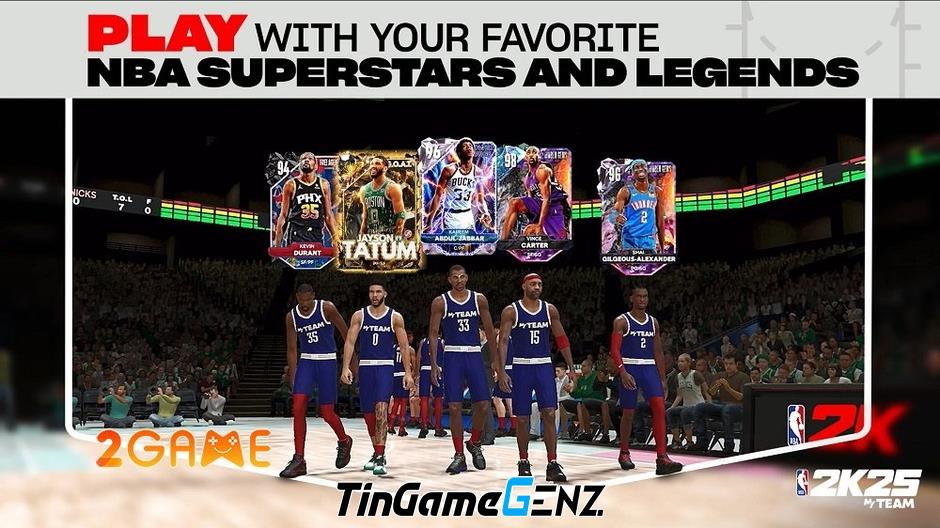 Xây Dựng Đội Hình Mơ Ước Trong NBA 2K25 MyTEAM: Thu Thập Các Ngôi Sao Huyền Thoại!