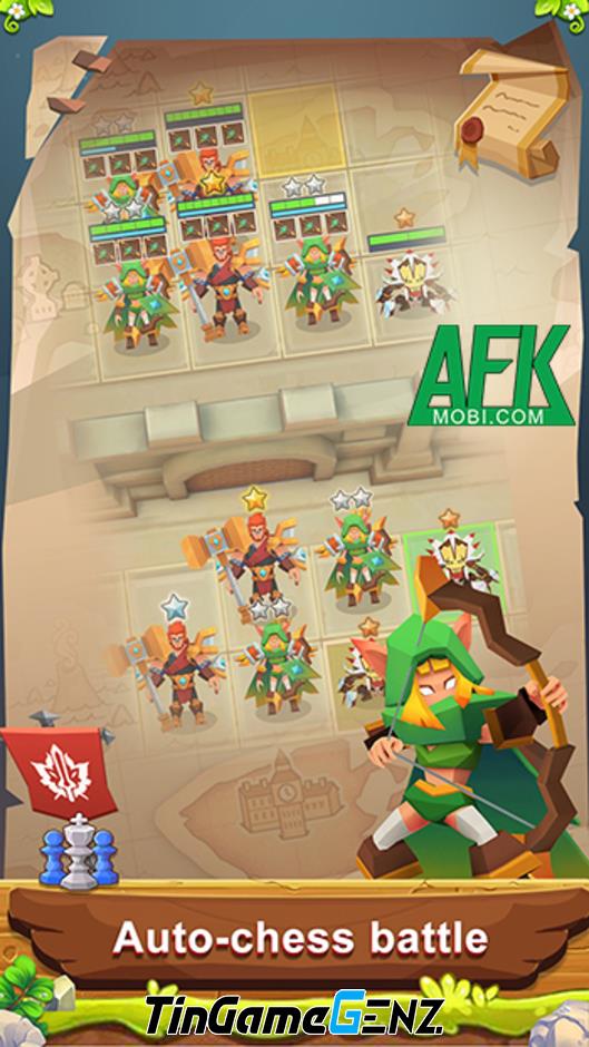 Xây Dựng Đội Quân Ngay Trong Từng Chương Chơi Của Call Of Heroes – Merge & Clash!