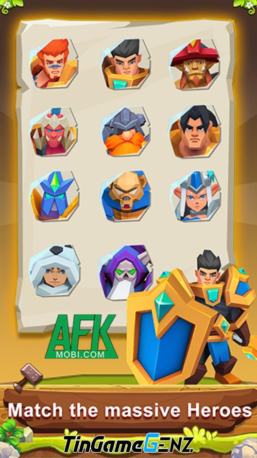 Xây Dựng Đội Quân Ngay Trong Từng Chương Chơi Của Call Of Heroes – Merge & Clash!