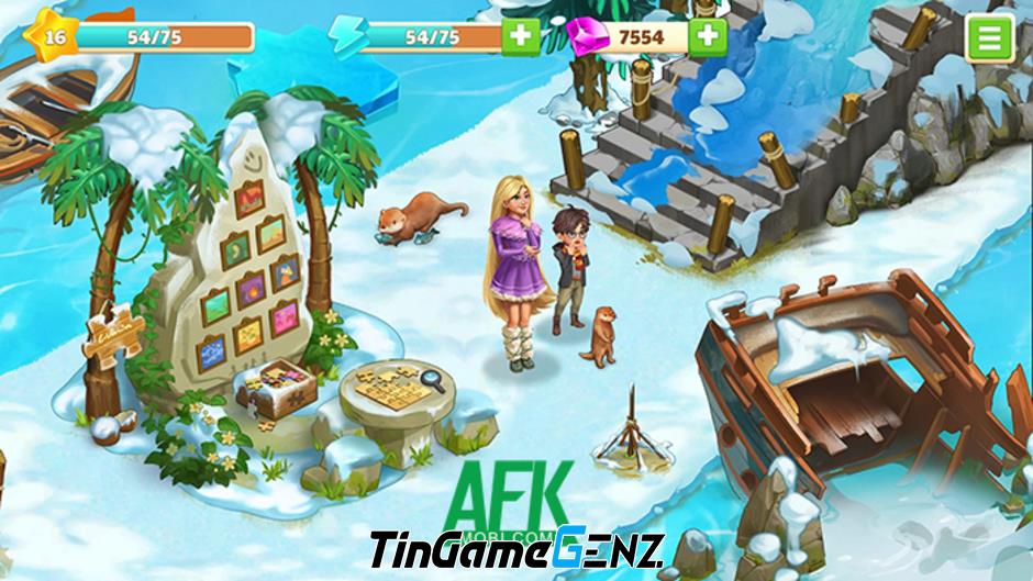 Xây dựng trang trại trên hòn đảo nhiệt đới với Frozen Farm: Island Adventure