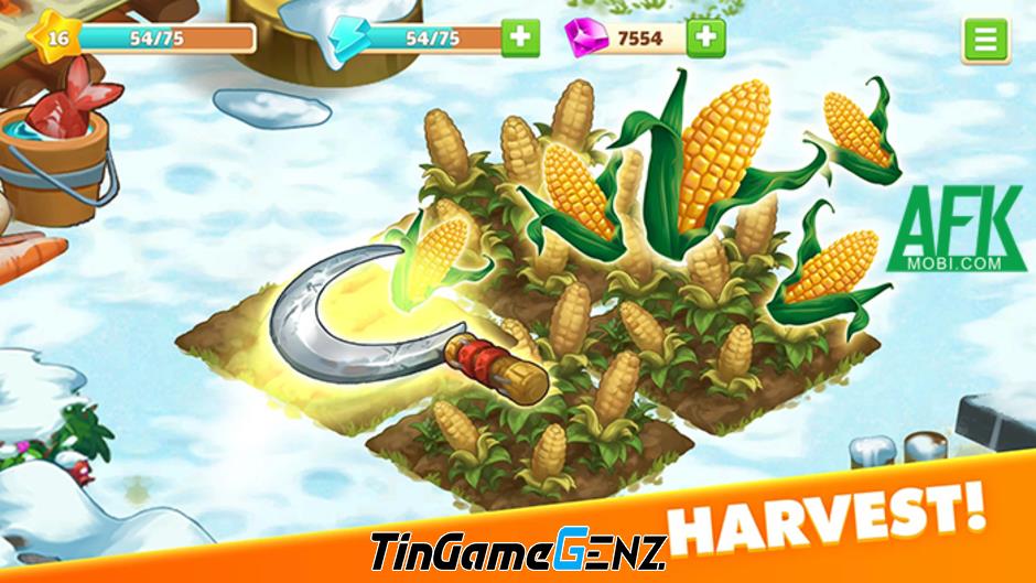 Xây dựng trang trại trên hòn đảo nhiệt đới với Frozen Farm: Island Adventure