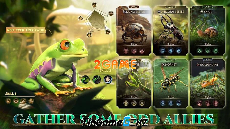 Xây dựng vương quốc kiến trong game chiến thuật The Ants: Odd Allies