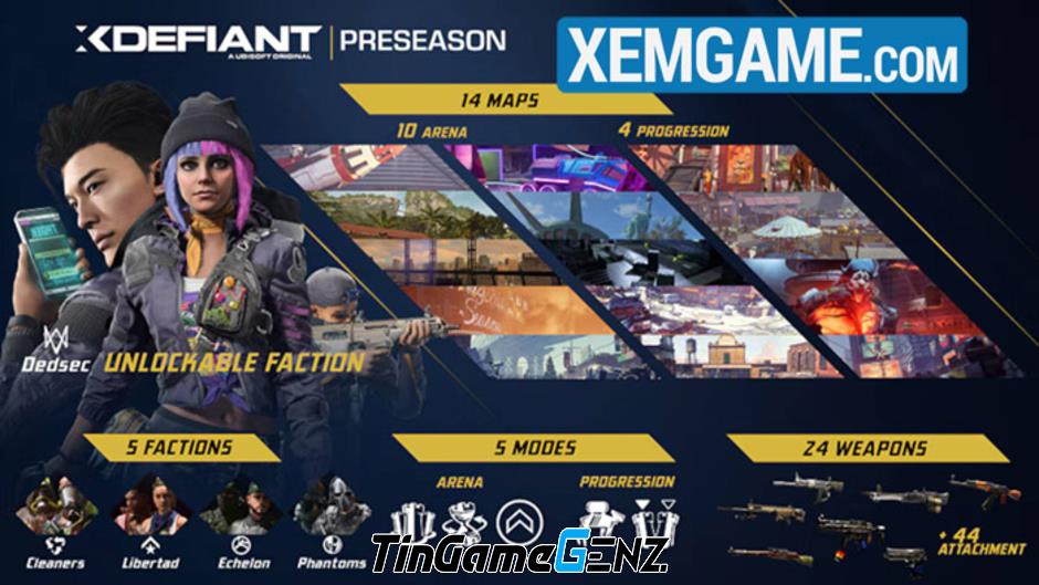 XDefiant: Game bắn súng miễn phí của Ubisoft - Khám phá ngay!