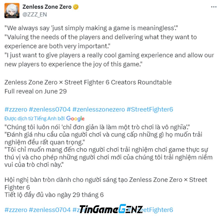 Zenless Zone Zero kết hợp với tượng đài bất hủ trong thế giới game.