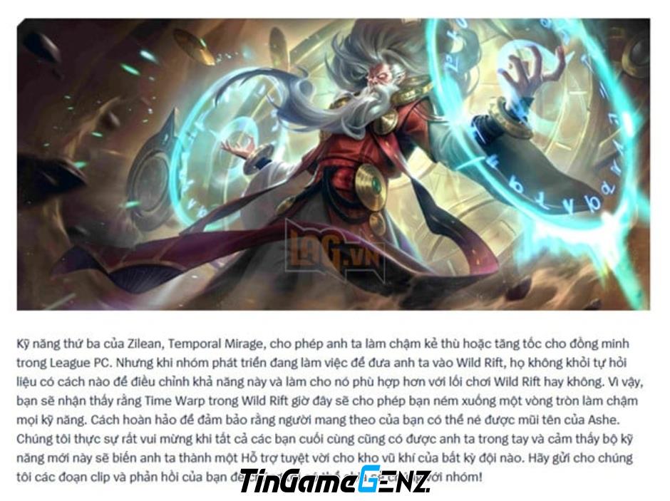 Zilean Xuất Hiện Trong Liên Minh Tốc Chiến: Cơn Ác Mộng Đối Với Game Thủ Chờ Đợi!
