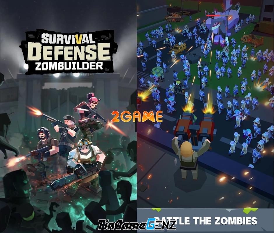 Zombuilder: Game thủ thành sinh tồn đơn giản và hấp dẫn