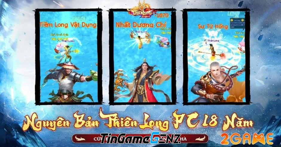 **Tân Thiên Long Chuyển Mình Thành Thiên Long Origin: Huyền Thoại Game Trở Lại Với Sự Đổi Mới!**