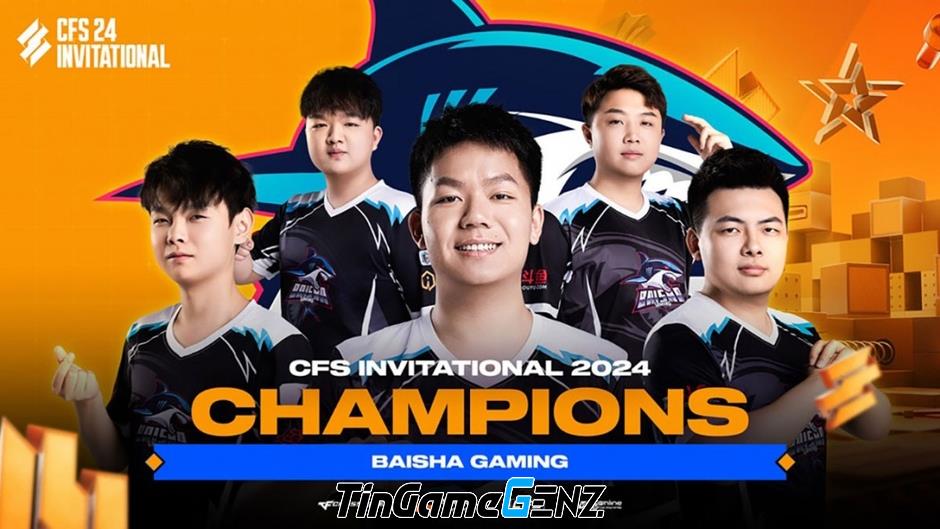 Baisha Gaming vẫn là vô địch Đột Kích quốc tế ở CFS Invitational 2024