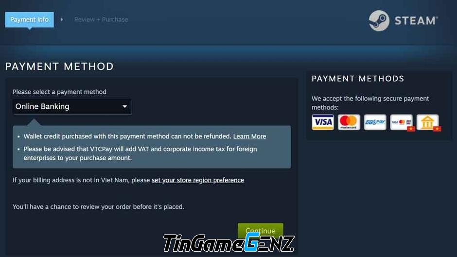 Cách nạp Steam Wallet nhanh và đơn giản