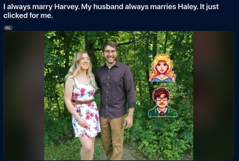 Cặp Đôi Đẹp Harvey và Haley: Tình Yêu Thật Ngoài Đời Xuất Phát Từ Stardew Valley