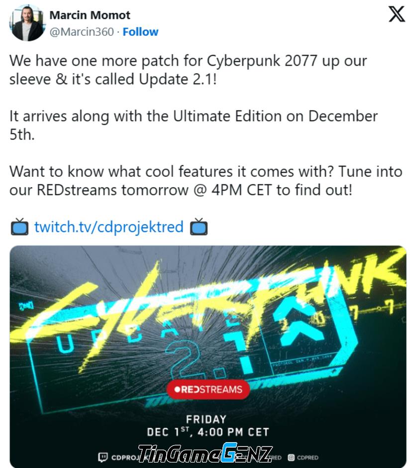 CD Projekt RED hoàn thiện Cyberpunk 2077.