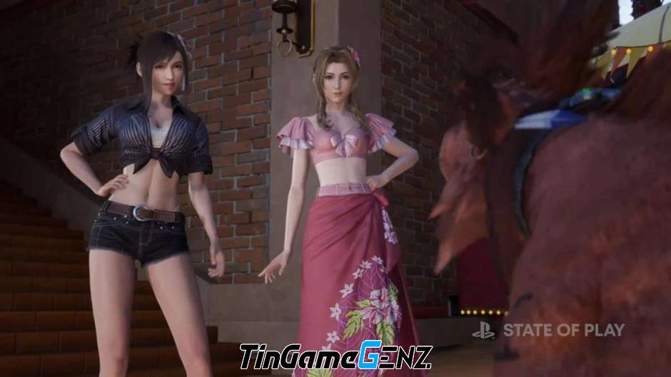 Clip gameplay Final Fantasy VII Rebirth với nhân vật đồ bơi gây sốt trên mạng