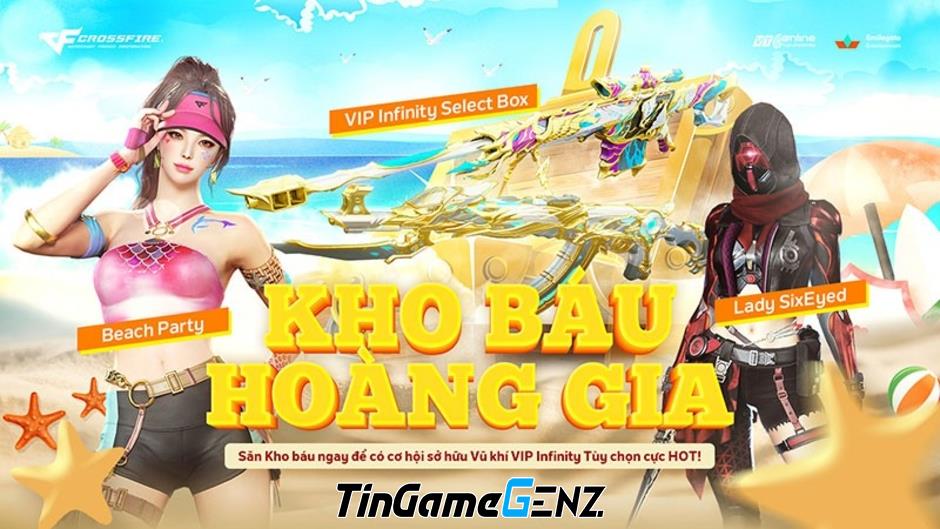 Đột Kích ra mắt sự kiện Kho Báu Hoàng Gia Sapphire: Summer Vibe, tặng quà khủng