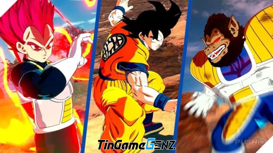 Dragon Ball: Trò chơi với 24 nhân vật, nhưng chỉ có Goku và Vegeta