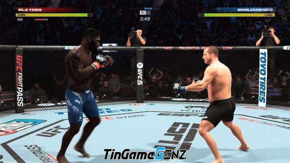 EA Sports UFC 5 quay trở lại trong võ đài sau ba năm vắng mặt.