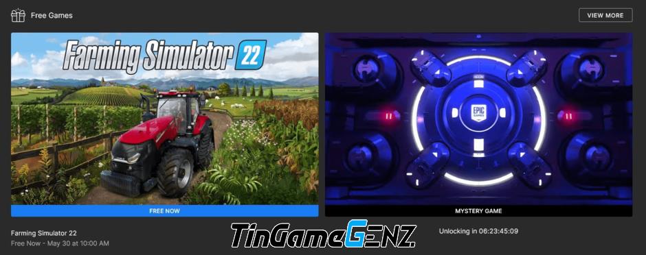 Epic Games Store tặng miễn phí Farming Simulator 22