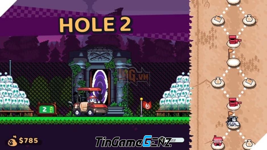 Epic Games Store tiếp tục tặng game indie golf thủ với độ khó không phải dạng vừa