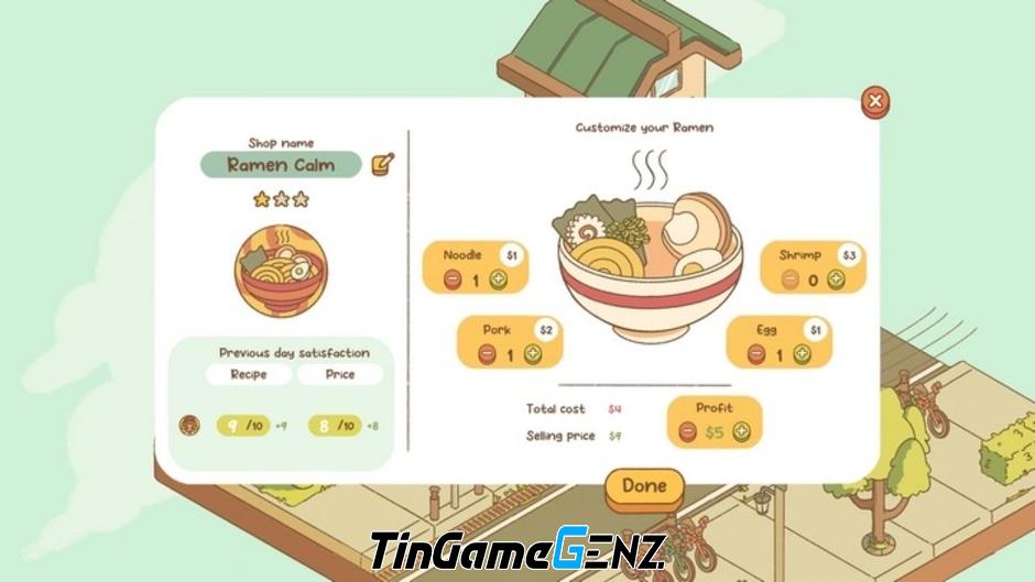 Game Minami Lane: Trải nghiệm mô phỏng cho những tâm hồn thích thư giãn