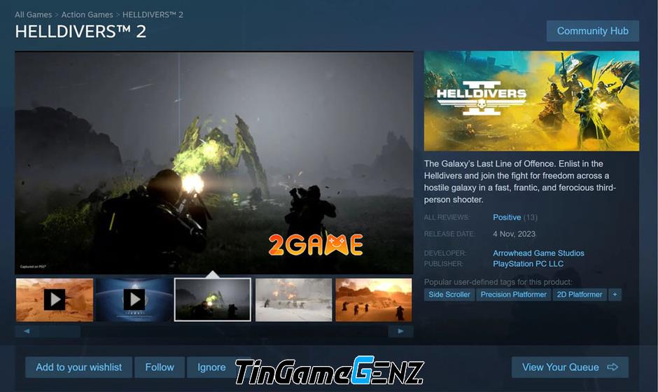 Game nhái Helldivers 2 gây sốt trên Steam khi lừa đảo hàng trăm game thủ