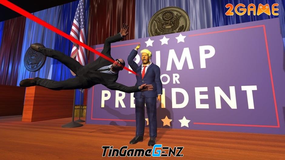 Game Steam Mr.President bất ngờ nổi tiếng sau vụ tấn công vào Donald Trump