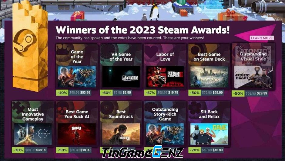 Game thủ chỉ trích Steam Awards là 'trò đùa'