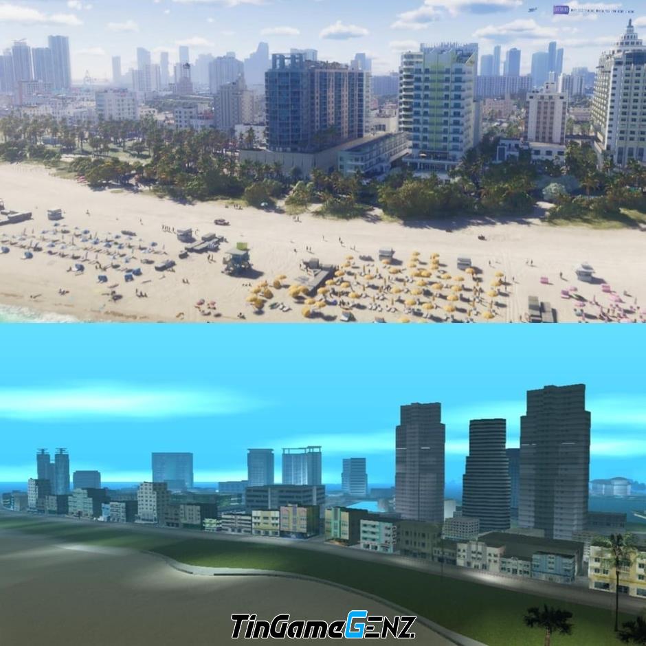 GTA 6: So sánh hình ảnh Vice City sau 20 năm phát triển đồ họa