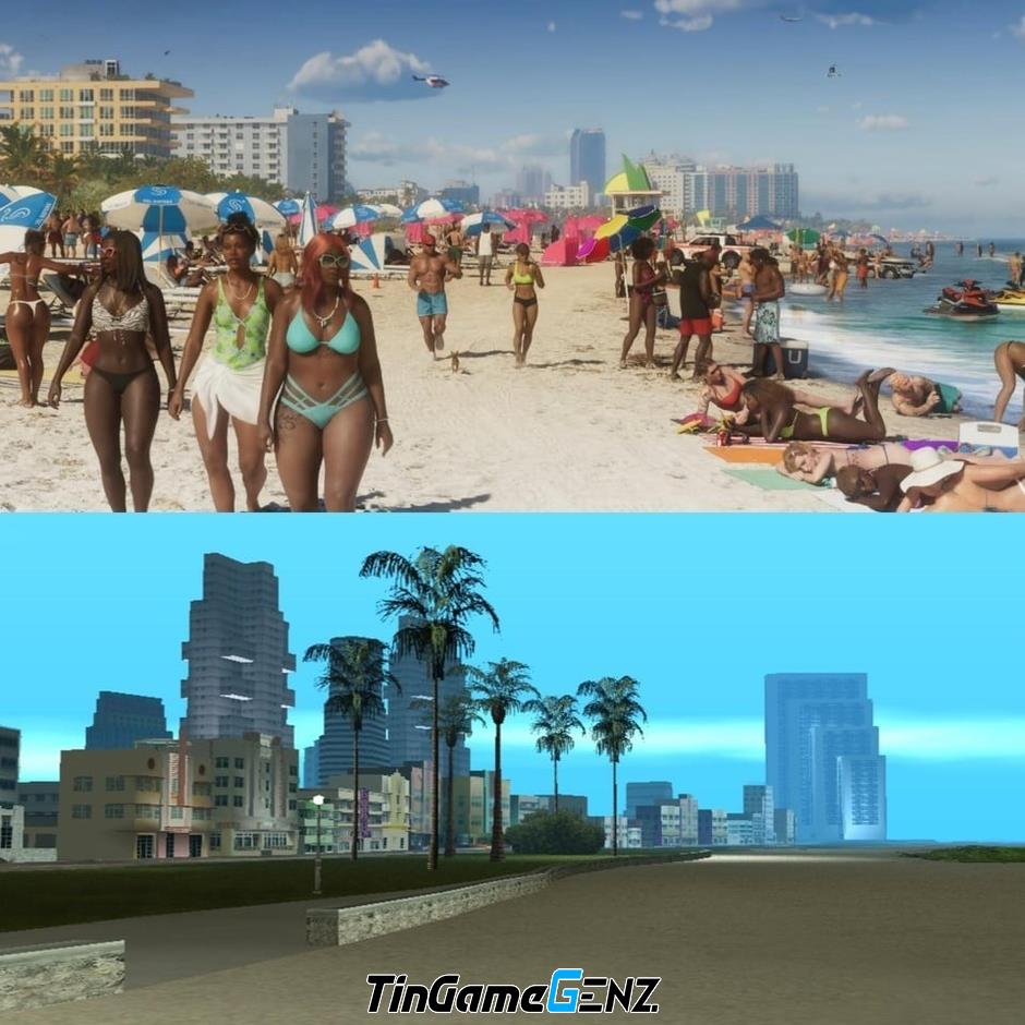 GTA 6: So sánh hình ảnh Vice City sau 20 năm phát triển đồ họa