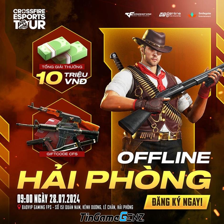 "Hải Phòng lần đầu tổ chức Đột Kích Crossfire eSports Tour 2024"