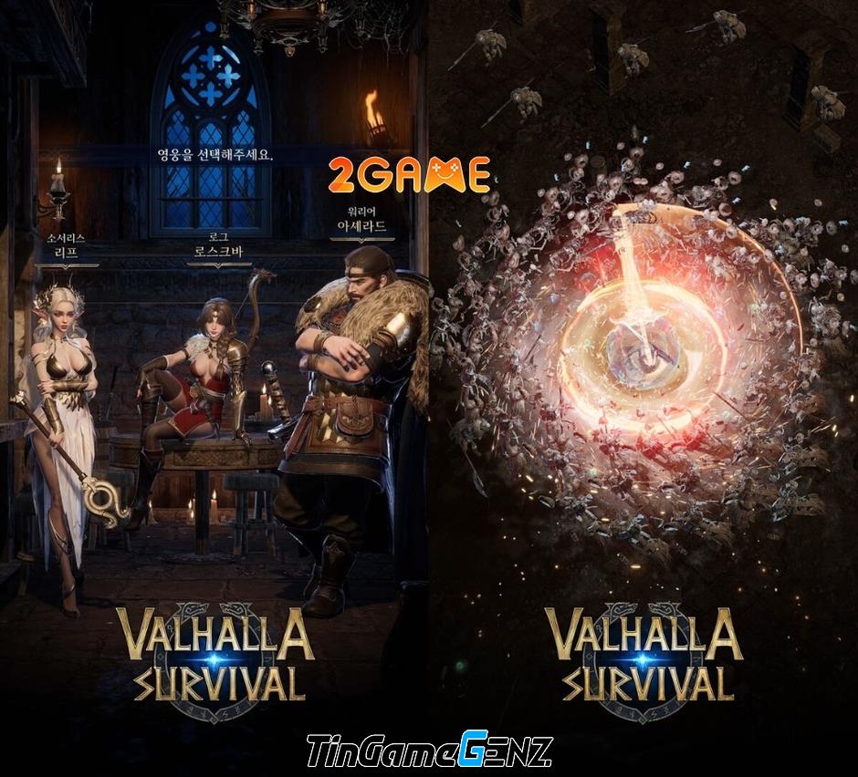 Hình ảnh đầu tiên về lối chơi và giao diện của Valhalla Survival được tiết lộ