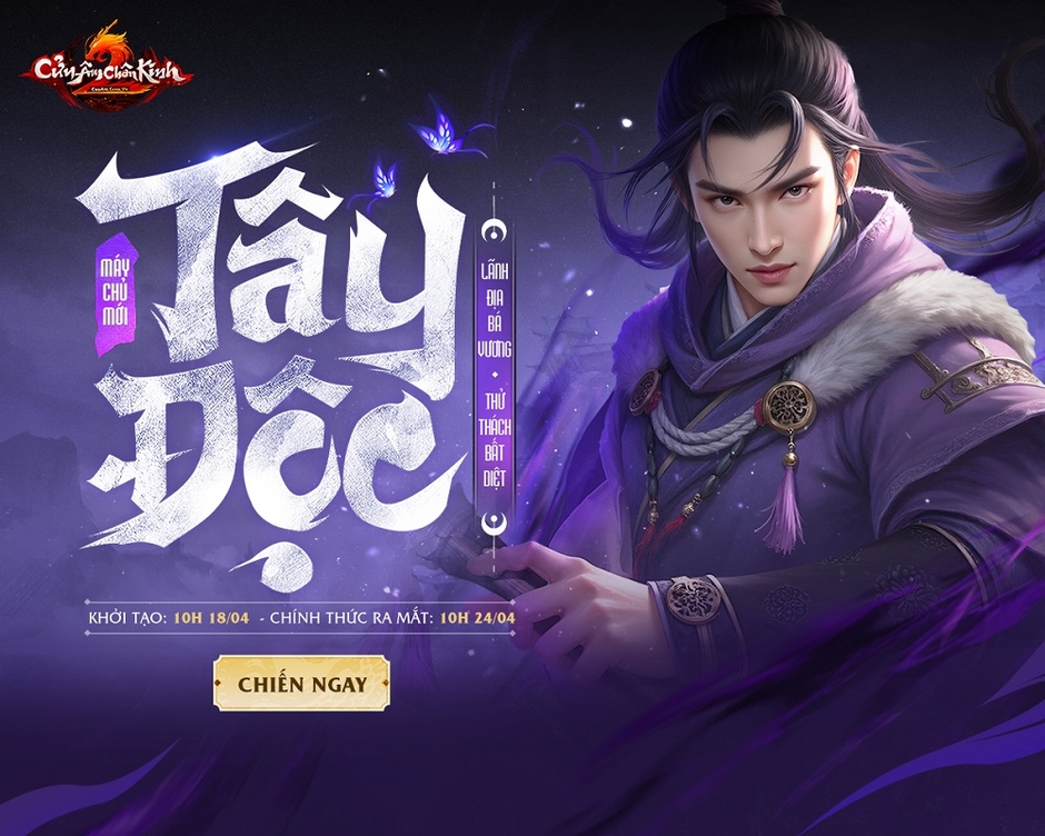 Khai Trương Máy Chủ Mới Tây Độc: Cửu Âm Chân Kinh Tặng Bộ Quà 55 Triệu và Giải Đấu Lên Đến 100 Triệu Đồng Hàng Tháng! Khai Trương Máy Chủ Mới Tây Độc: Cửu Âm Chân Kinh Tặng Bộ Quà 55 Triệu và Giải Đấu Lên Đến 100 Triệu Đồng Hàng Tháng!