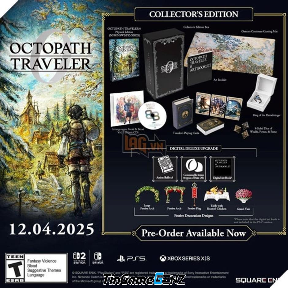 Khám Phá Phần Tiếp Theo Đầy Hứa Hẹn Của Thương Hiệu Game Nhập Vai Octopath Traveler!