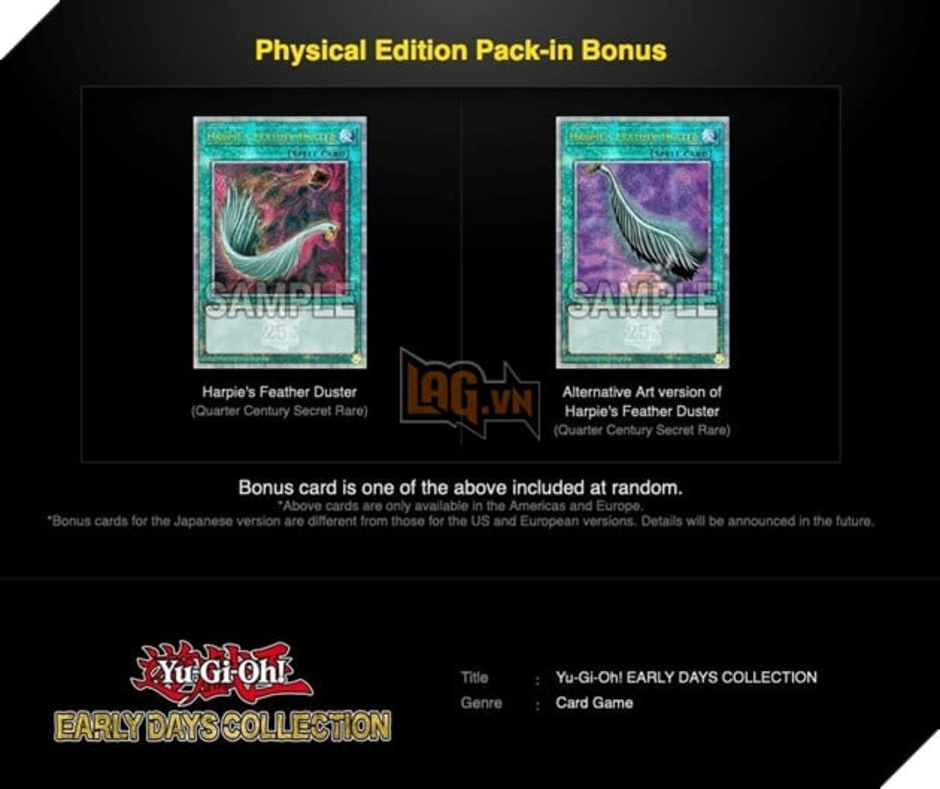 Khám Phá Rò Rỉ Danh Sách Trò Chơi Trong Gói Yu-Gi-Oh: Bộ Sưu Tập Thời Kỳ Đầu, Ra Mắt Tháng 2 Năm Tới!