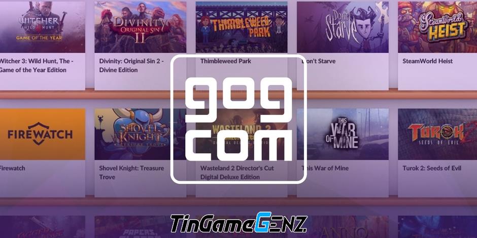 Kho 50 trò chơi miễn phí trên GOG để thỏa sức cày game