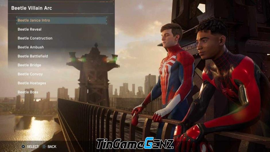 Marvel's Spider-Man 2 bị lộ Dev menu trong bản cập nhật mới