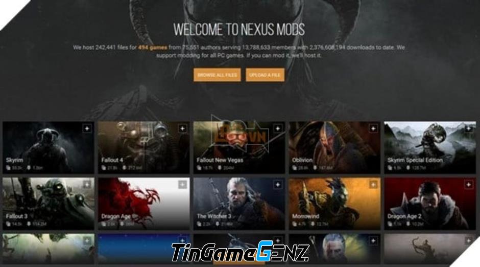 Nexus Mods Đổi Chủ: Khởi Đầu Kỷ Nguyên Mới Cho Nền Tảng Mod Game