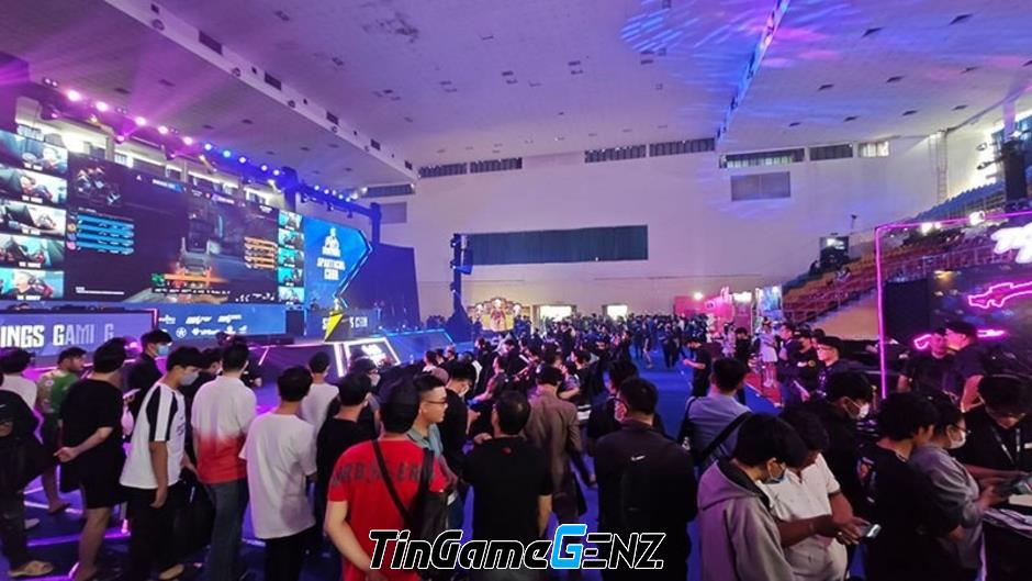 Ngày hội VTC Mobile Festival sôi động tại nhà thi đấu Tân Bình.