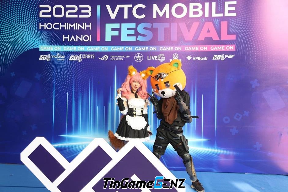 Ngày hội VTC Mobile Festival sôi động tại nhà thi đấu Tân Bình.