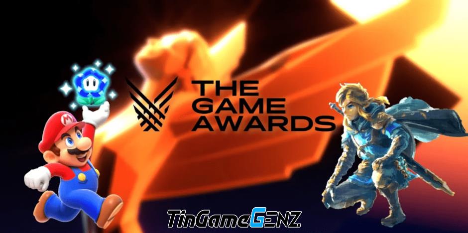 Nintendo đoạt nhiều giải thưởng nhất tại lễ trao giải The Game Awards 2023.