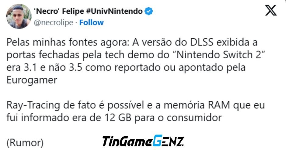 Nintendo Switch 2 có công nghệ vượt trội hơn Xbox Series S?