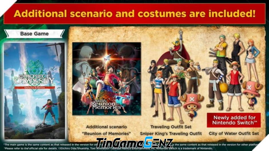 One Piece Odyssey: Ngày Cập Bến Nintendo Switch và Nội Dung Độc Quyền Đã Được Tiết Lộ